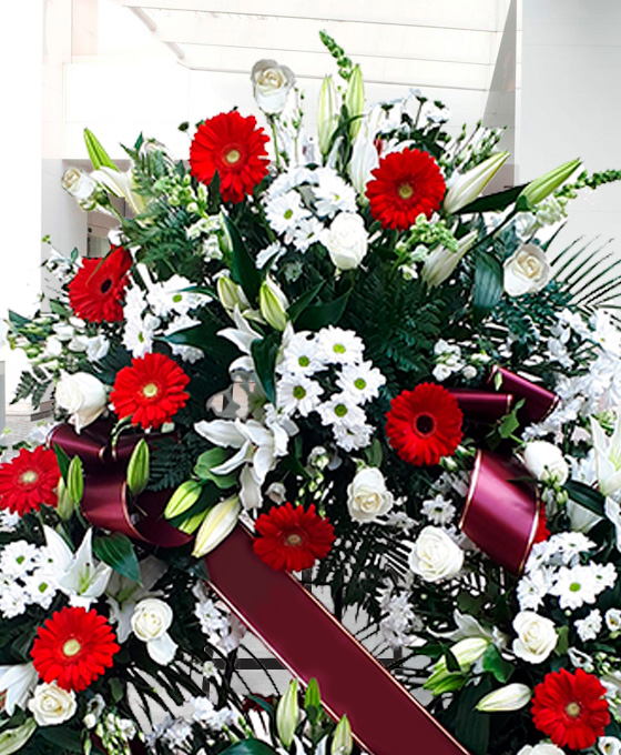 Enviar Flores funerarias al tanatorio